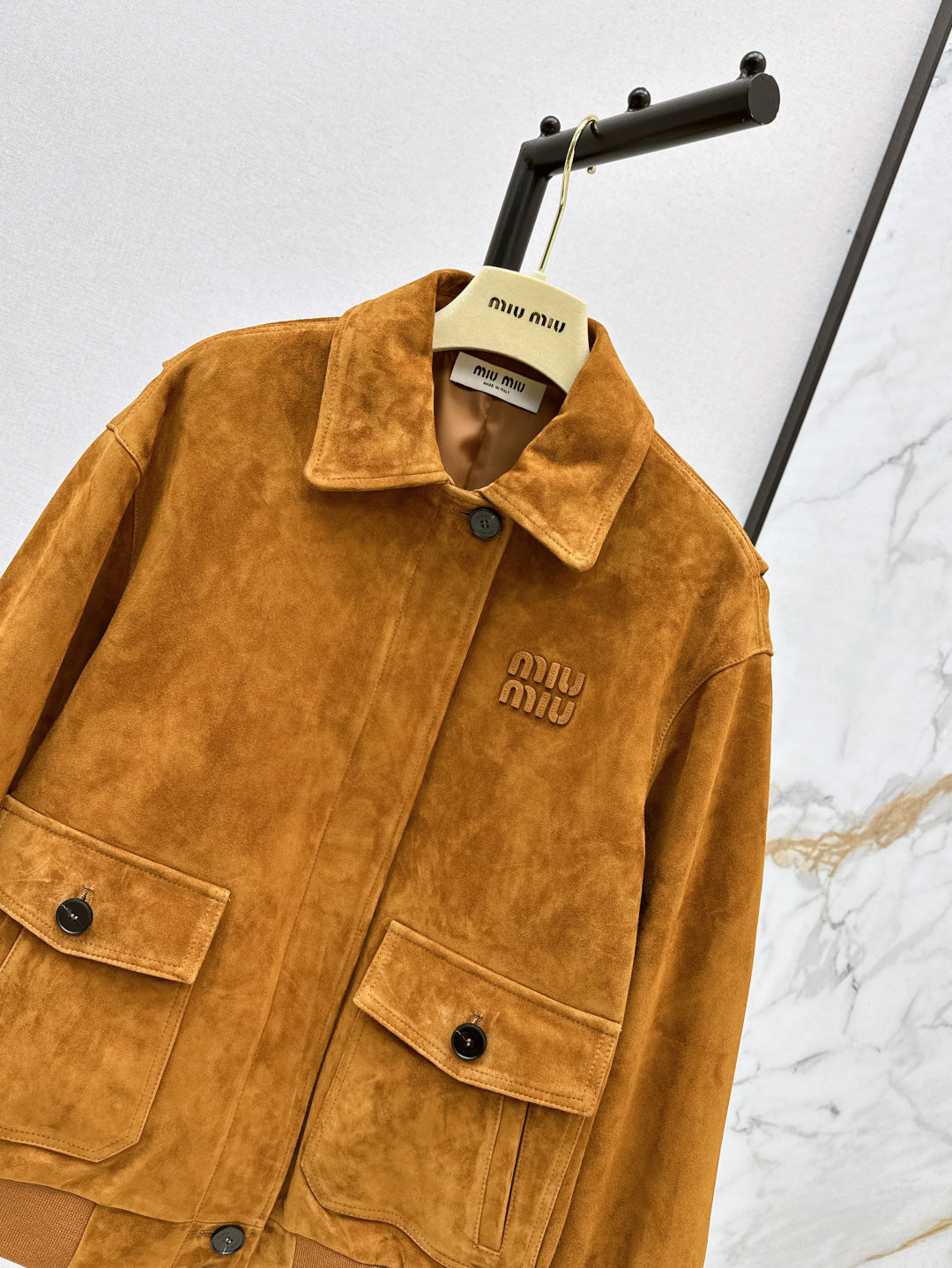 Miu 25ss suede jacket