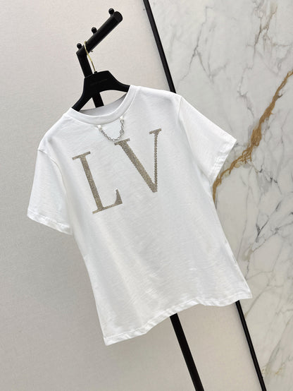 Louis 25ss beaded t-shirt
