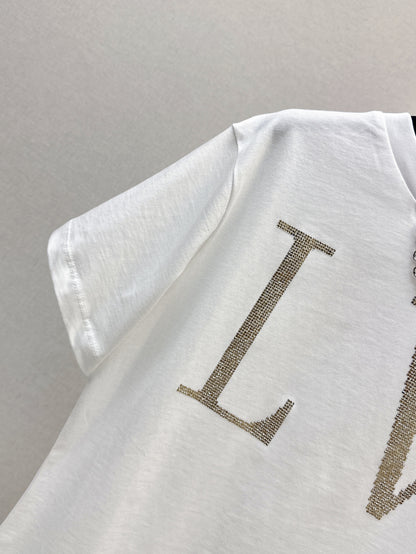 Louis 25ss beaded t-shirt