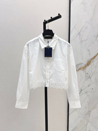 Louis 25ss lace shirt