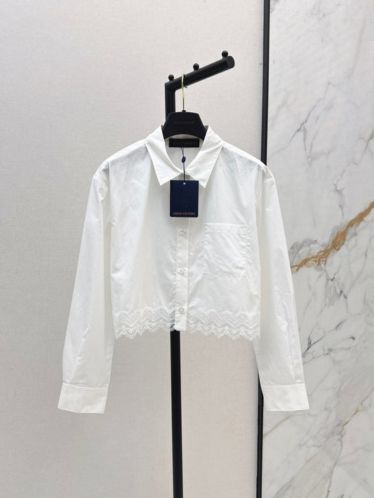 Louis 25ss lace shirt