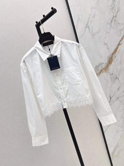 Louis 25ss lace shirt