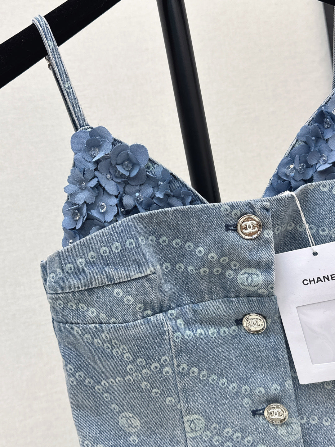 Chan 25ss denim camisole