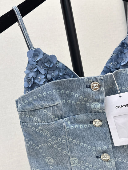 Chan 25ss denim camisole