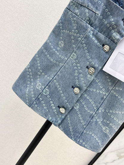 Chan 25ss denim camisole
