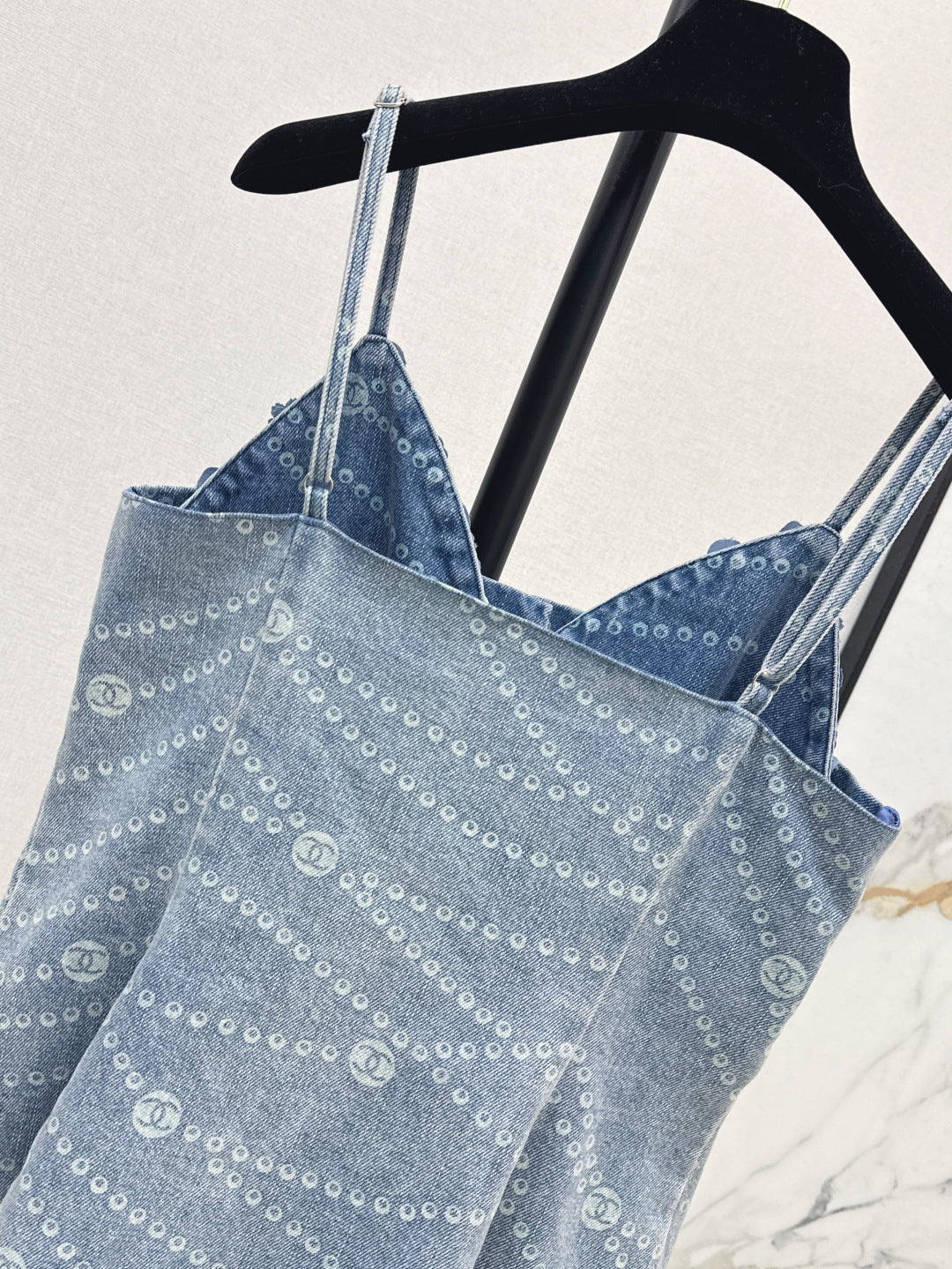 Chan 25ss denim camisole