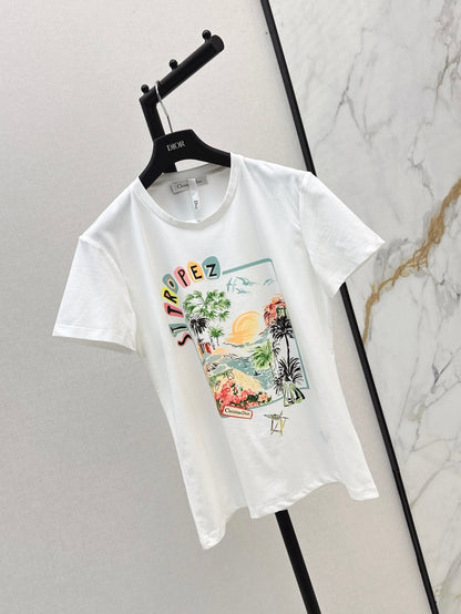 CD 25ss print t-shirt