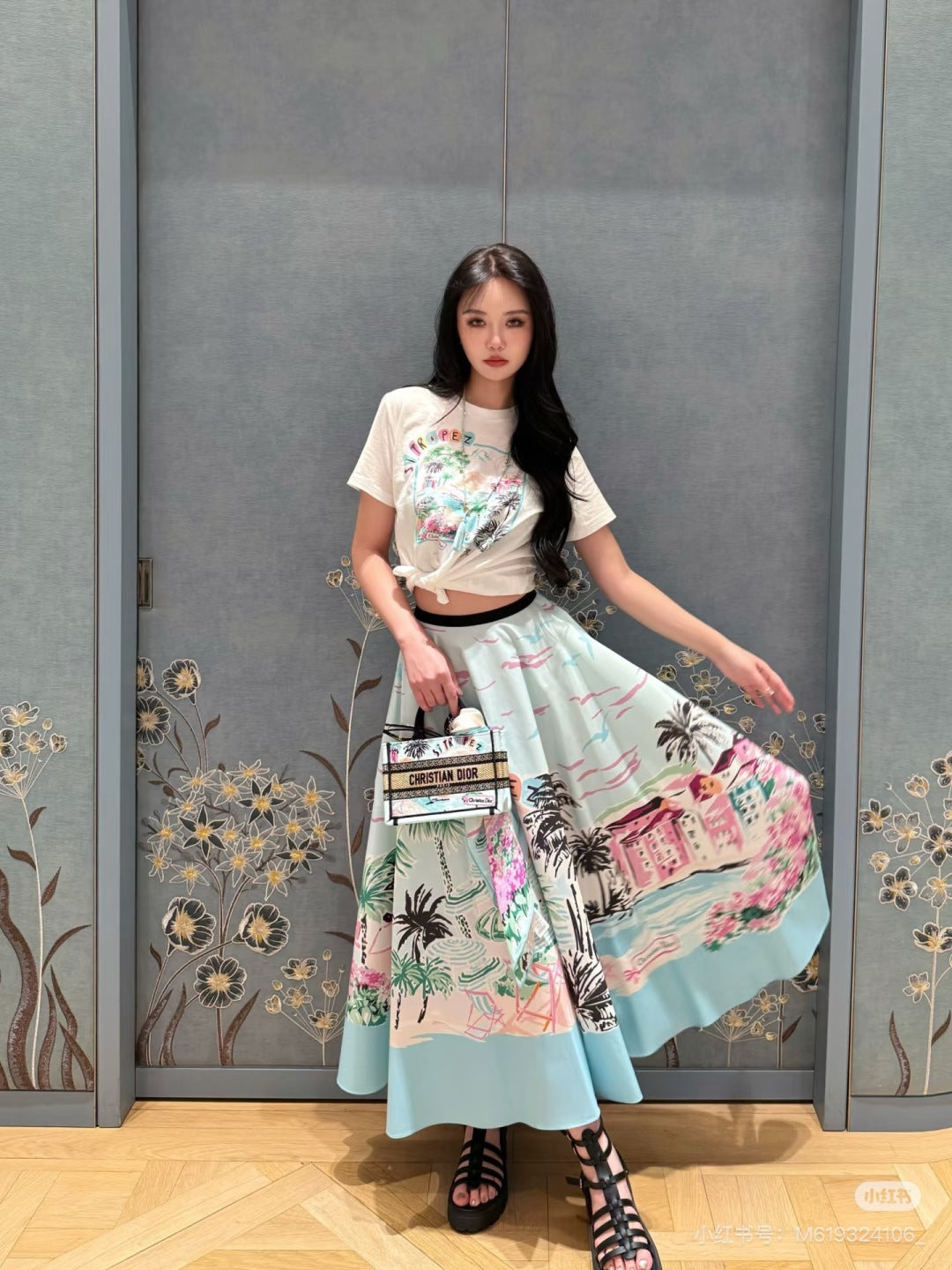 CD 25ss print t-shirt