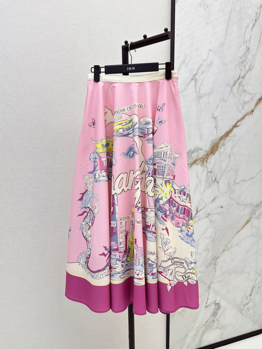 CD 25fw souvenir skirt