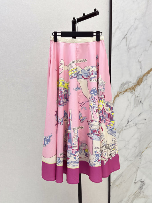 CD 25fw souvenir skirt