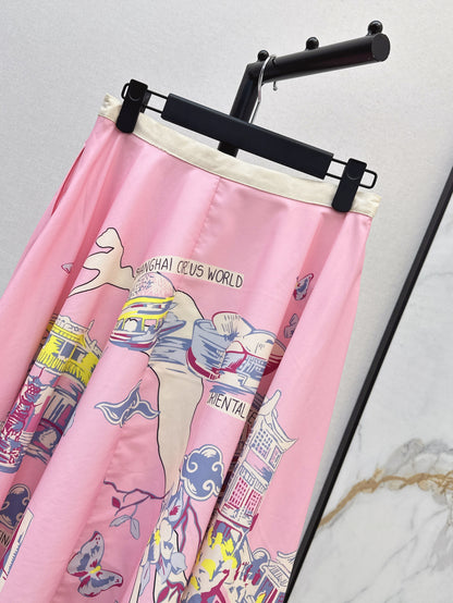 CD 25fw souvenir skirt