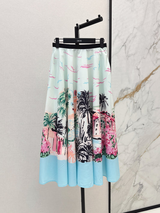 CD 25fw souvenir skirt