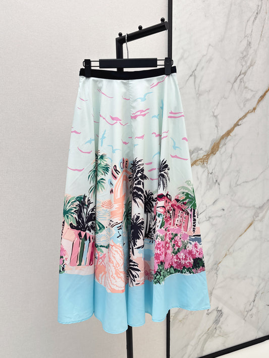 CD 25fw souvenir skirt