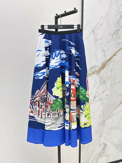 CD 25fw souvenir skirt
