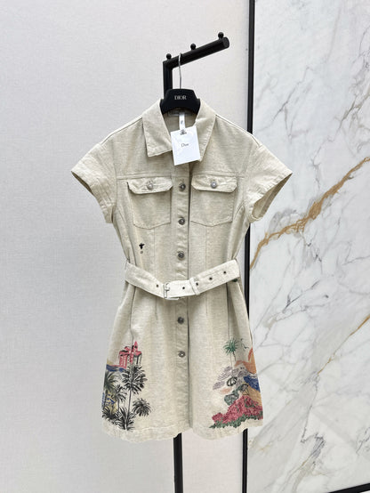 CD 25fw print dress