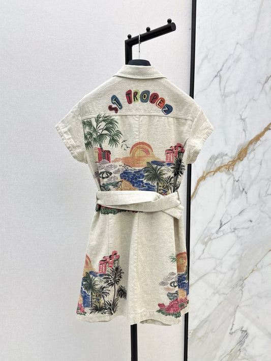 CD 25fw print dress