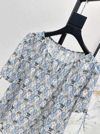 Loro 25ss print t-shirt
