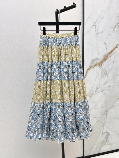 Loro 25ss print skirt