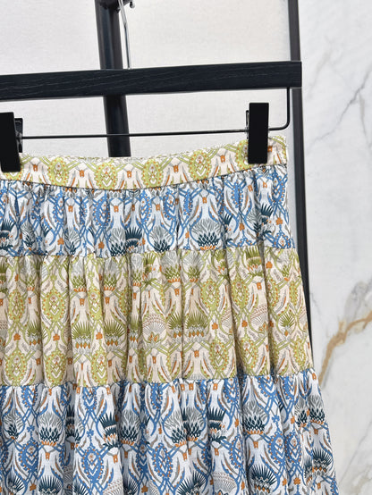 Loro 25ss print skirt
