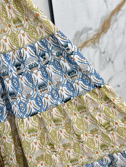 Loro 25ss print skirt