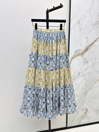 Loro 25ss print skirt