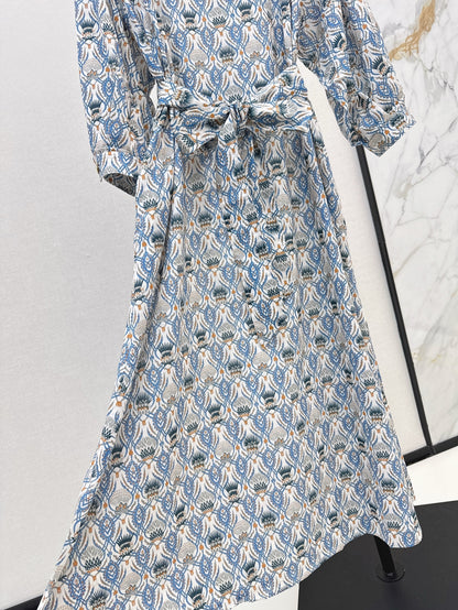 Loro 25ss print dress