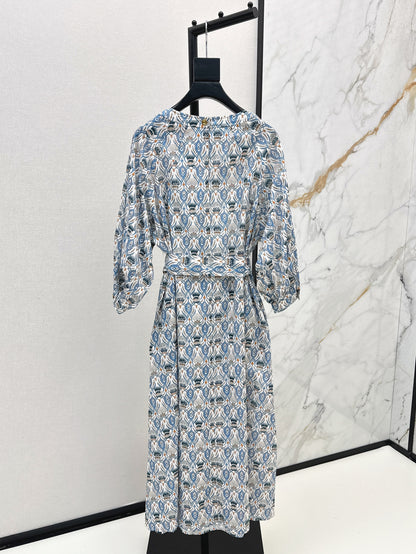 Loro 25ss print dress