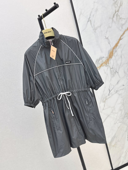 Miu 25ss drawstring dress