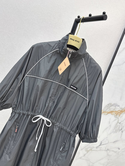 Miu 25ss drawstring dress