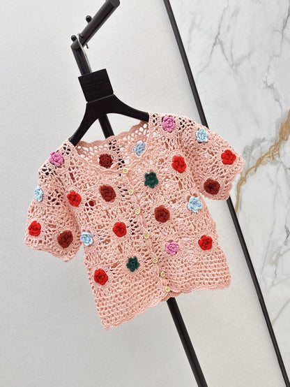 25SS knit crop cardigan