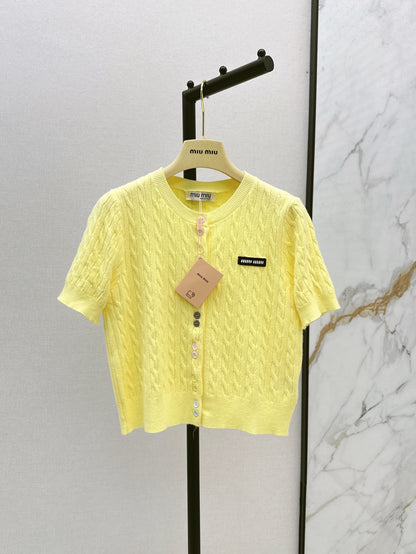 Miu 25ss knit cardigan