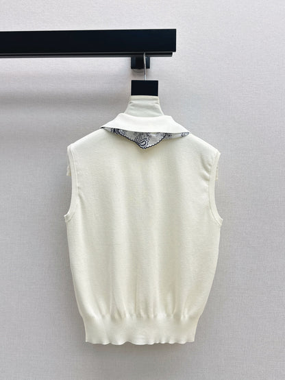 Miu 25ss scarf vest