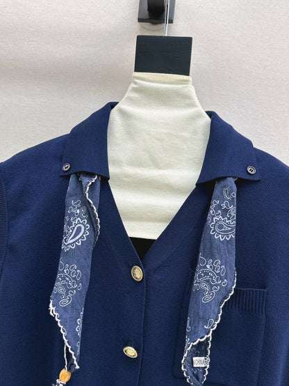Miu 25ss scarf vest