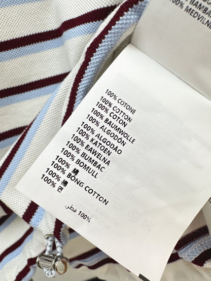 Pra 25ss striped polo