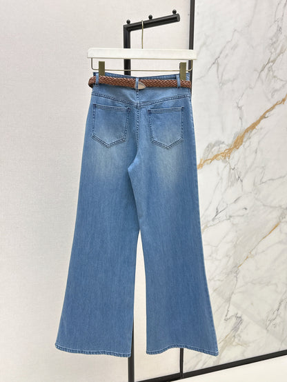 Loe 25ss belt jeans