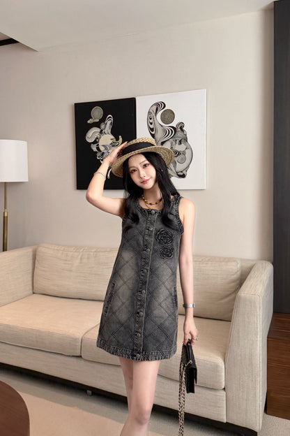 Chan 25ss denim dress