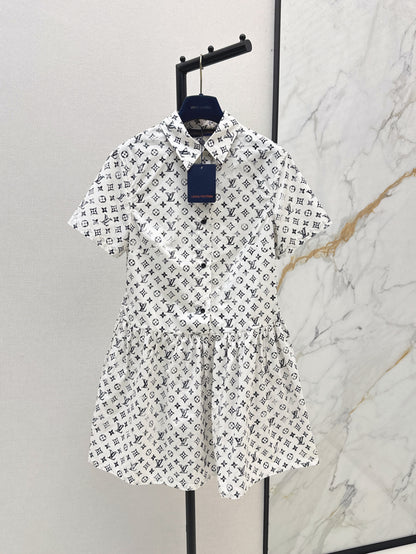 Louis 25fw print dress