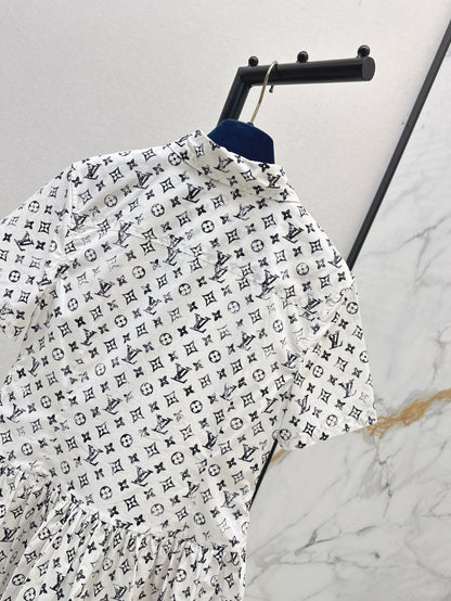 Louis 25fw print dress