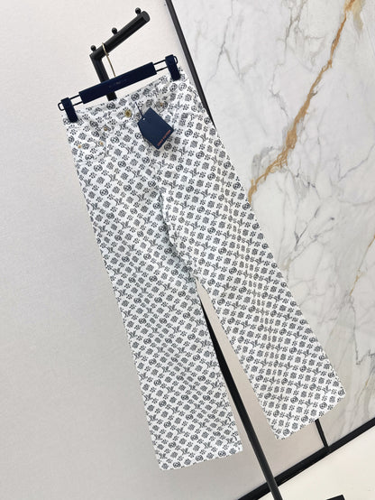 Louis 25fw jacquard jeans