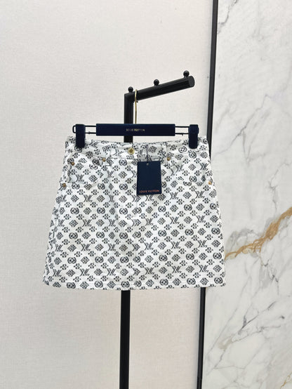 Louis 25fw jacquard skirt