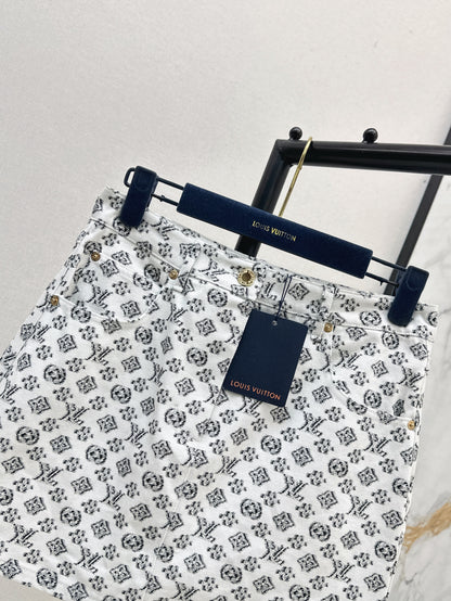Louis 25fw jacquard skirt