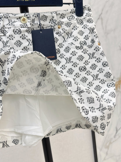 Louis 25fw jacquard skirt