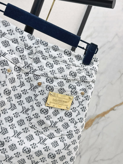 Louis 25fw jacquard skirt