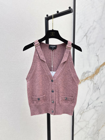 Chan 25ss knit vest