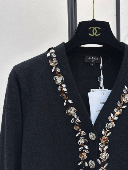 Chan 25ss beaded cardigan