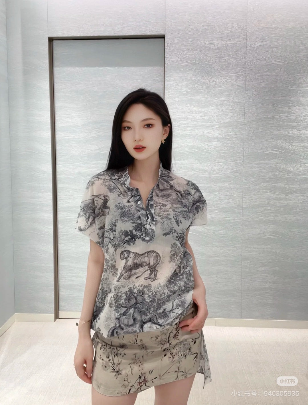 CD 25ss reverse print shirt
