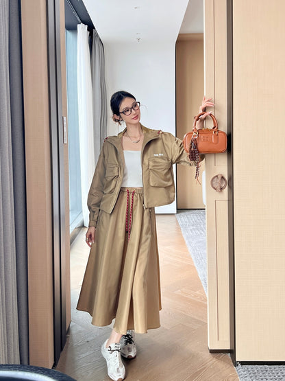 Miu 25fw pleated skirt
