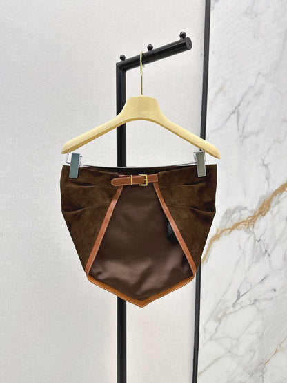 Miu 25ss suede tube top
