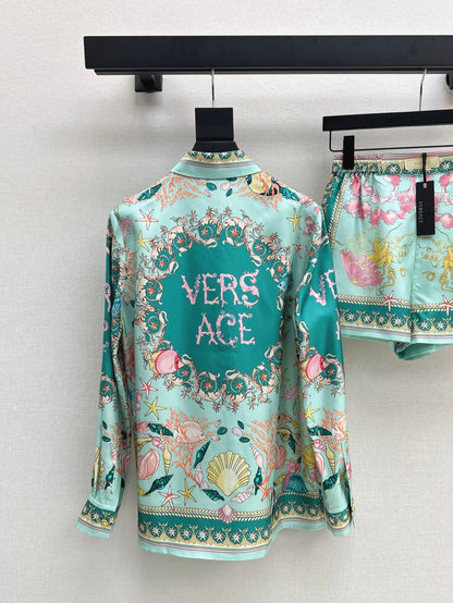 Vers 25ss silk shirt
