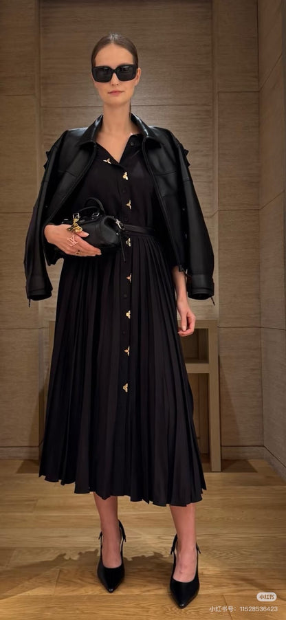 Louis 25fw pleated skirt
